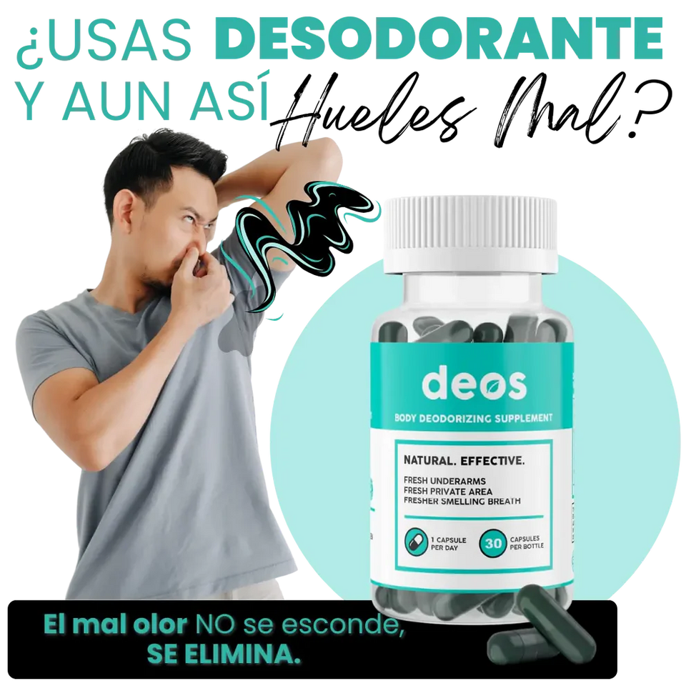 DEOS - DESODORANTE INTERNO DE 30 CAPSULAS